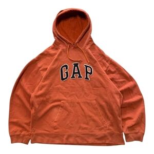 GAP Men's Bold Orange Hoodie